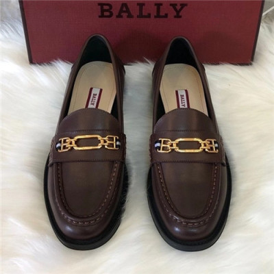 Bally 2021 Women's Leather Loafer,BALS0173 - 발리 2021 여성용 레더 로퍼,Size(225-250),브라운