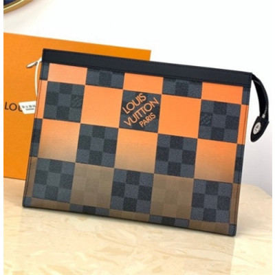 [루이비통]Louis Vuitton 2021 Men's Leather Pouch,27cm,M60412,LOUB2365 - 루이비통 2021 남성용 레더 파우치,27cm,오렌지