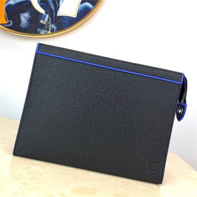 [루이비통]Louis Vuitton 2021 Men's Leather Pouch,27cm,M30573,LOUB2374 - 루이비통 2021 남성용 레더 파우치,27cm,블랙