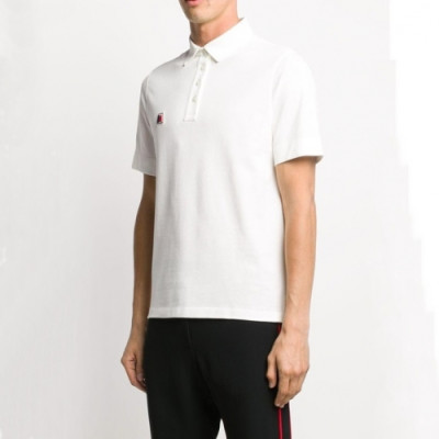 Moncler  Mens Logo Crew-neck Short Sleeved Tshirts White - 몽클레어 2021 남성 로고 크루넥 반팔티 Moc02201x Size(m - 2xl) 화이트