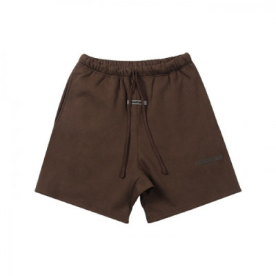 Fear of god  Fog 6th Mens Logo Casual Training Half Pants Brown - 피어오브갓 2021 남성 로고 캐쥬얼 트레이닝 반바지 Fea0290x Size(s - xl) 브라운