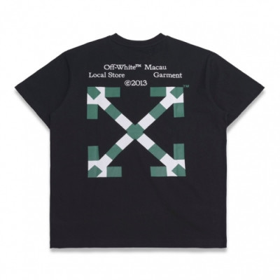 Off-white  Mm/Wm Printing Logo Crew - neck Cotton Short Sleeved Tshirts Black - 오프화이트 2021 남/녀 프린팅 로고 코튼 반팔티 Off0740x Size(s - l) 블랙