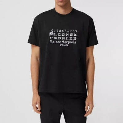 [인기템]Maison margiela  Mm/Wm Deserve Printing Cotton Short Sleeved Tshirts Black - 메종 마르지엘라 2021 남/녀 프린팅 코튼 반팔티 Mai0044x Size(s - xl) 블랙