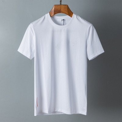 Prada  Mens Basic Logo Short Sleeved Tshirts White - 프라다 2021 남성 베이직 로고 폴로 반팔티 Pra02273x Size(m - 3xl) 화이트