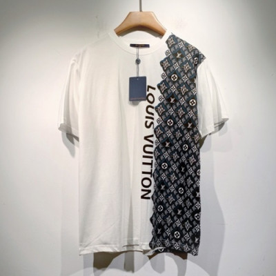 Louis vuitton  Mm/Wm Logo Short Sleeved Tshirts White - 루이비통 2021 남/녀 로고 반팔티 Lou02925x Size(s - 2xl) 화이트