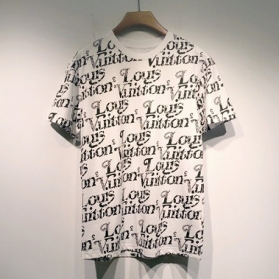 Louis vuitton  Mm/Wm Logo Short Sleeved Tshirts White - 루이비통 2021 남/녀 로고 반팔티 Lou02930x Size(s - 2xl) 화이트