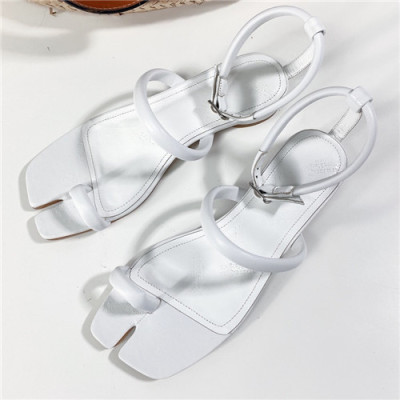 Maison Margiela 2021 Women's Leather High Heel Sandal,MMS0085 - 메종 마르지엘라 2021 여성용 레더 하이힐 샌들,Size(225-250),화이트