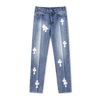 Chrom Hearts  Mm/Wm Casual Denim Jeans Blue - 크롬하츠 2021남/녀 캐쥬얼 데님 청바지 Chr0382x Size(26 - 34) 블루