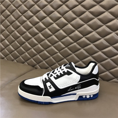 Louis Vuitton 2021 Men's Leather Sneakers,LOUS2084 - 루이비통 2021 남성용 레더 스니커즈,Size(240-270),화이트