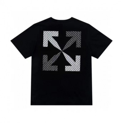 Off-white  Mm/Wm Printing Logo Crew - neck Cotton Short Sleeved Tshirts Black - 오프화이트 2021 남/녀 프린팅 로고 코튼 반팔티 Off0742x Size(s - xl) 블랙