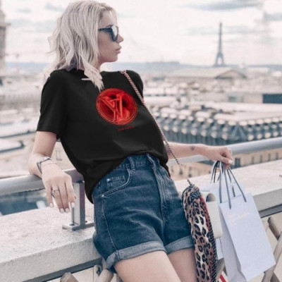 Louis vuitton  Mm/Wm Logo Short Sleeved Tshirts Black - 루이비통 2021 남/녀 로고 반팔티 Lou02971x Size(xs - l) 블랙