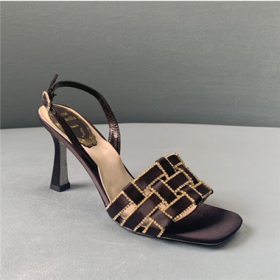 Rene Caovilla 2021 Women's High Heel Sandal,RNCS0014 - 르네까오빌라 2021 여성용 하이힐 샌들,Size(225-250),블랙