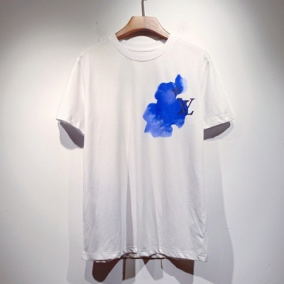 Louis vuitton  Mm/Wm Logo Short Sleeved Tshirts White - 루이비통 2021 남/녀 로고 반팔티 Lou02998x Size(s - 2xl) 화이트