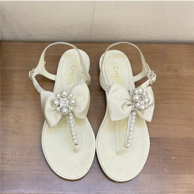 Chanel 2021 Women's Sandal,CHAS0638 - 샤넬 2021 여성용 샌들,Size(225-250),화이트