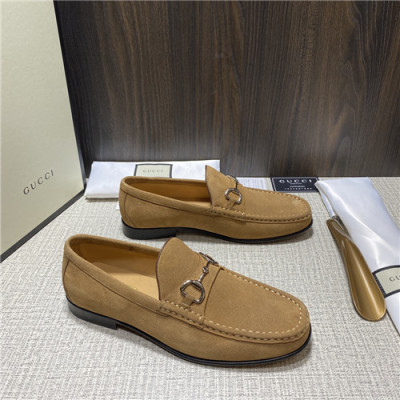 Gucci 2021 Men's Leather Loafer,GUCS1582 - 구찌 2021 남성용 레더 로퍼,Size(240-270),카키