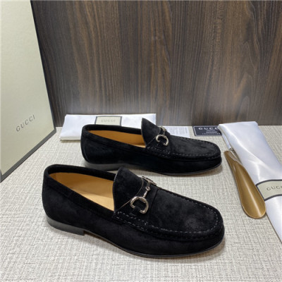 Gucci 2021 Men's Leather Loafer,GUCS1584 - 구찌 2021 남성용 레더 로퍼,Size(240-270),블랙