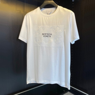 Bottega Veneta  Mens Business Short-sleeved Tshirts White - 보테가베네타 2021 남성 비지니스 반팔티 Bot0121x Size(m - 3xl) 화이트