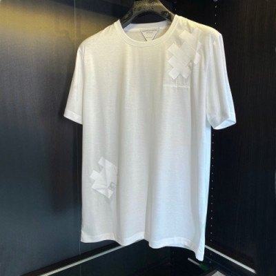 Bottega Veneta  Mens Business Short-sleeved Tshirts White - 보테가베네타 2021 남성 비지니스 반팔티 Bot0123x Size(m - 3xl) 화이트