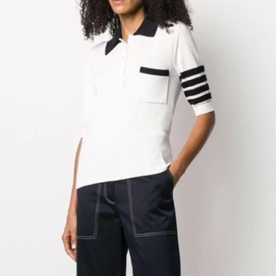 Thom Browne Womens Polo Tshirts - 톰브라운 여성 폴로 반팔티 - Thom1290x