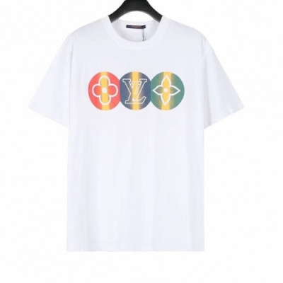 Louis vuitton  Mm/Wm Logo Short Sleeved Tshirts White - 루이비통 2021 남/녀 로고 반팔티 Lou03339x Size(xs - l) 화이트