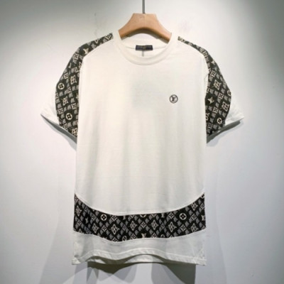 Louis vuitton  Mm/Wm Logo Short Sleeved Tshirts White - 루이비통 2021 남/녀 로고 반팔티 Lou03344x Size(s - 2xl) 화이트