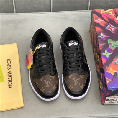 Louis Vuitton 2021 Men's Leather Sneakers,LOUS2161 - 루이비통 2021 남성용 레더 스니커즈,Size(240-270),브라운