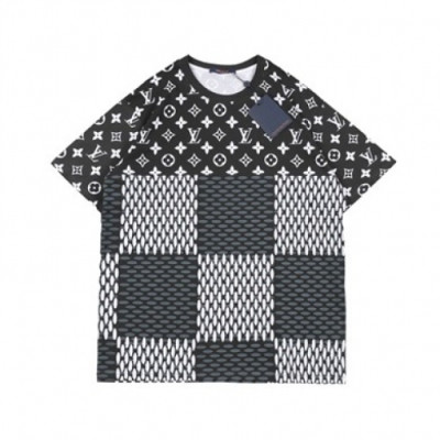 Louis vuitton  Mm/Wm Logo Short Sleeved Tshirts Black - 루이비통 2021 남/녀 로고 반팔티 Lou03361x Size(xs - l) 블랙