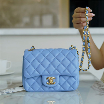 [러블리한]Chanel 2021 Classic Flap Cross Bag,17cm,CHAB1709 - 샤넬 2021 클래식 플랩 크로스백,17cm,블루