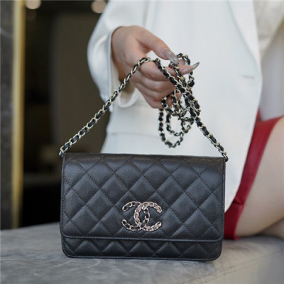 [럭셔리한]Chanel 2021 WOC Cross Bag,19cm,CHAB1712 - 샤넬 2021 WOC 크로스백,19cm,블랙