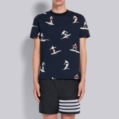 Thom Browne  Mens Casual Short Sleeved Tshirts Navy - 톰브라운 2021 남성 캐쥬얼 반팔티 Thom01328x Size(1 - 4) 네이비