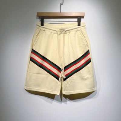 Gucci  Mens Initial Logo Vintage Casual Half Pants Ivory - 구찌 2021 남성 이니셜 로고 빈티지 캐쥬얼 반바지 Guc03862x Size(s - 2xl) 아이보리