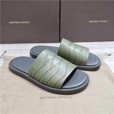 Bottega Veneta 2021 Men's Slipper,BVS0399 - 보테가 베네타 2021 레더 슬리퍼,Size(240-270),올리브