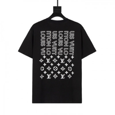 Louis vuitton  Mm/Wm Logo Short Sleeved Tshirts Black - 루이비통 2021 남/녀 로고 반팔티 Lou03402x Size(xs - l) 블랙