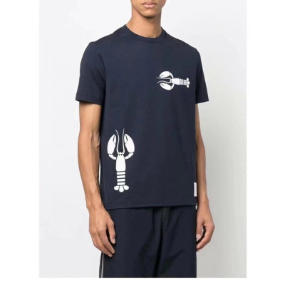 Thom Browne  Mens Casual Short Sleeved Tshirts Navy - 톰브라운 2023 남성 캐쥬얼 반팔티 Thom01341x Size(0 - 4) 네이비