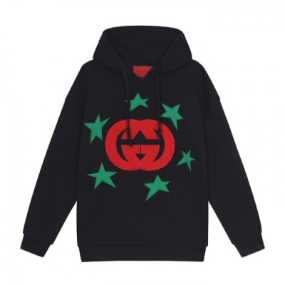 Gucci  Mm/wm Logo Casual Oversize Cotton Hoodie Black - 구찌 2021 남/녀 로고 캐쥬얼 오버사이즈 코튼 후드티 Guc03886x Size(s - l) 블랙