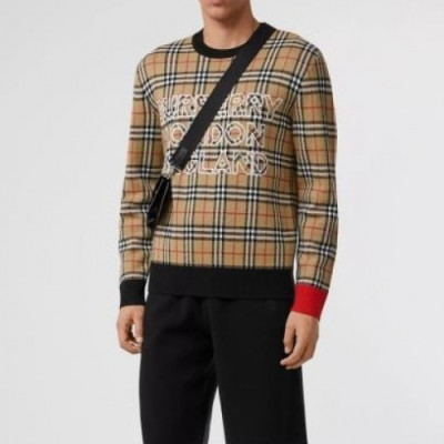 Burberry  Mm/Wm Vintage Polo Wool Sweaters Camel - 버버리 2021 남자 빈티지 폴로 울 스웨터 Bur04029x Size(s - 2xl) 카멜