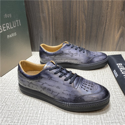 Berluti 2021 Men's Leather Sneakers,BERTS0281 - 벨루티 2021 남성용 레더 스니커즈,Size(240-270),퍼플