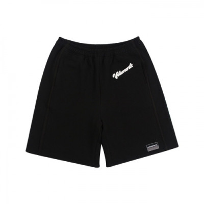 Vetements  Mens Printing Logo Cotton Half-Training Pants Black - 베트멍 2021 남성 프린팅 로고 코튼 반바지 Vet0164x Size(xs - l) 블랙