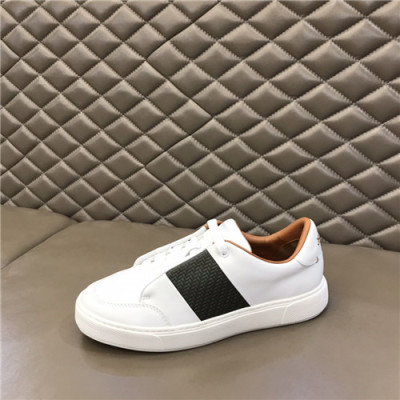 Ermenegildo Zegna 2021 Men's Leather Sneakers,ZEGS0039 - 제냐 2021 남성용 레더 스니커즈,Size(240-270),화이트