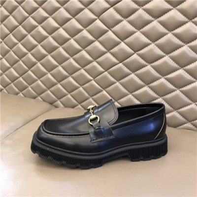 Gucci 2021 Men's Leather Loafer,GUCS1611 - 구찌 2021 남성용 레더 로퍼,Size(240-270),블랙