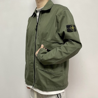 [매장판]Stone Island   Mens Basic Casual Jackets Khaki - 스톤아일랜드 2021 남성 베이직 캐쥬얼 자켓 Sto0351x Size(m - 2xl) 카키