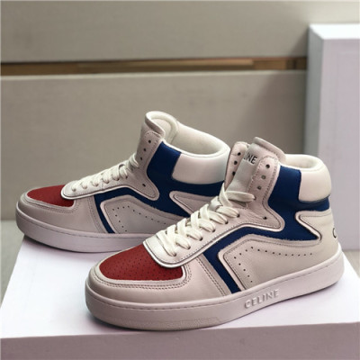 Celine 2021 Men's Leather Sneakers,CELS0026 - 셀린느 2021 남성용 레더 스니커즈,Size(240-270),화이트