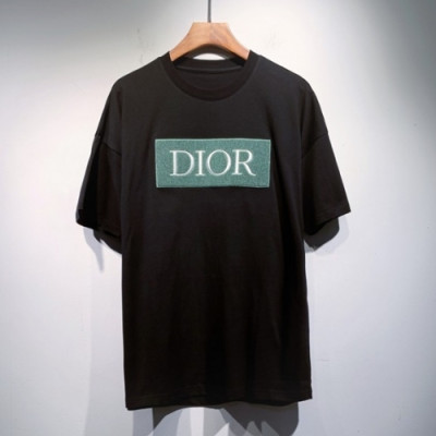 Dior  Mm/Wm Casual Crew-neck Short Sleeved Tshirts Black - 디올 2021 남/녀 캐쥬얼 크루넥 반팔티 Dio01329x Size(s - 2xl) 블랙