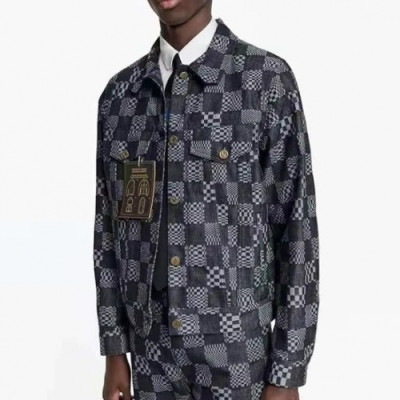 Louis vuitton  Mens Logo Wind-proof Jackets Blue - 루이비통 2020 남성 로고 방풍 자켓 Lou03446x Size(s - xl) 블루