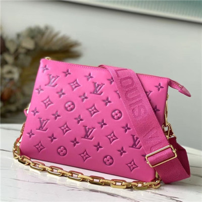 [유니크한]Louis Vuitton 2021 Women's Leather Cross Bag,26cm,M58628LOUB2428 - 루이비통 2021 여성용 레더 크로스백,26cm,핑크