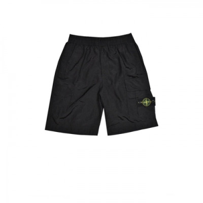 Stone Island  Mens Casual Half-pants Black - 스톤아일랜드 2021 남성 로고 캐쥬얼 반바지 Sto0354x Size(m - 2xl) 블랙