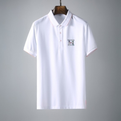 Hermes  Mens Crew-neck Short Sleeved Tshirts White - 에르메스 2021 남성 크루넥 반팔티 Her0677x Size(m - 3xl) 화이트