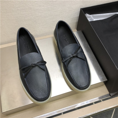 Ermenegildo Zegna 2021 Men's Loafer,ZEGS0049 - 제냐 2021 남성용 레더 로퍼,Size(240-270),네이비