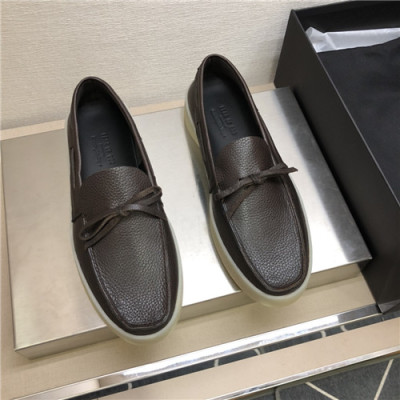 Ermenegildo Zegna 2021 Men's Loafer,ZEGS0050 - 제냐 2021 남성용 레더 로퍼,Size(240-270),브라운