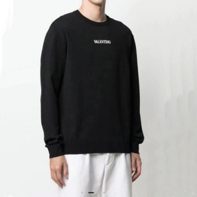 Valentino  Mens Big Logo Crew-neck Sweaters Black - 발렌티노 2021 남성 빅로고 크루넥 스웨터 Val0480x Size(s - 2xl) 블랙